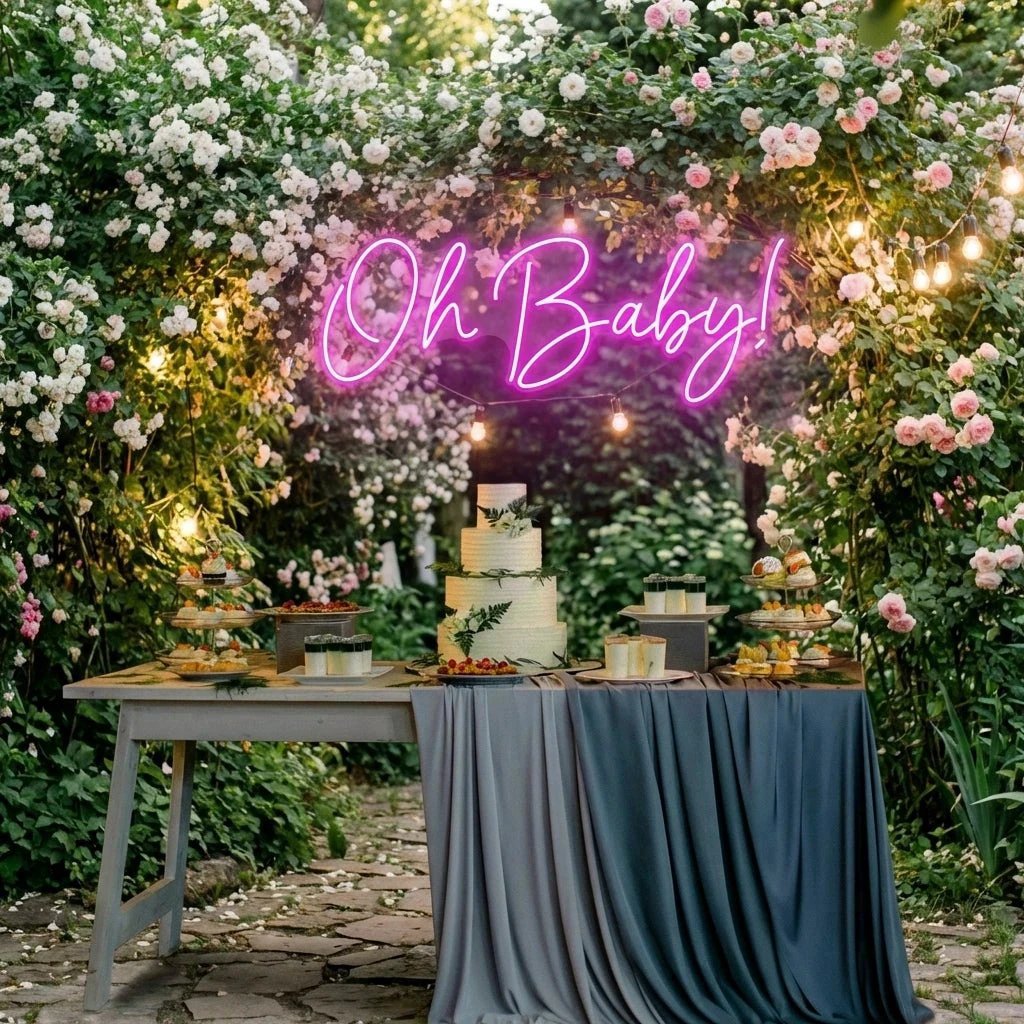 Oh Baby Led Neon Sign Light