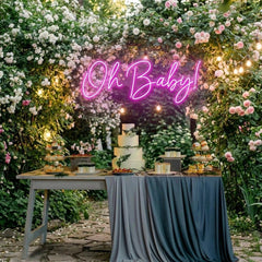 Oh Baby Led Neon Sign Light