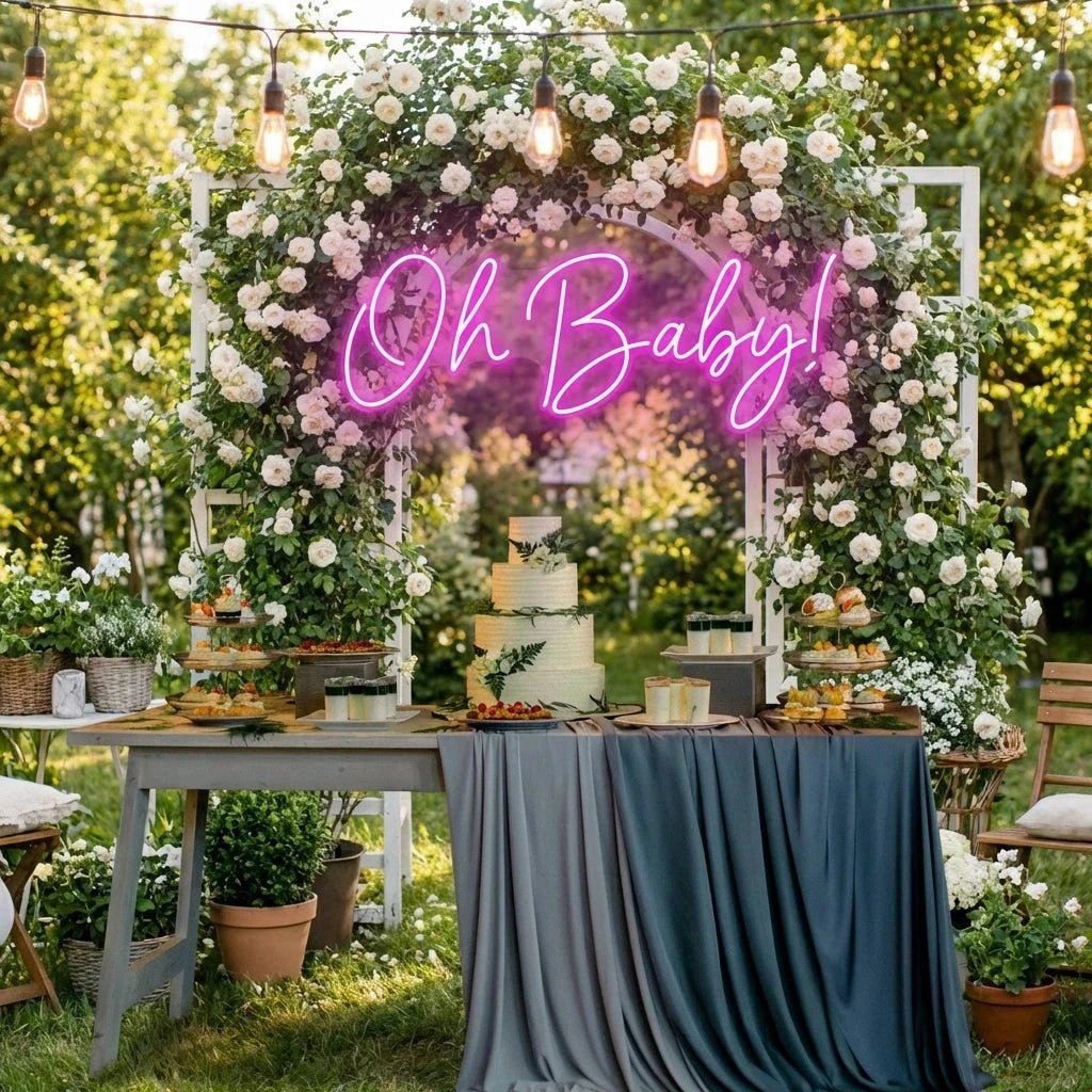 Oh Baby Led Neon Sign Light