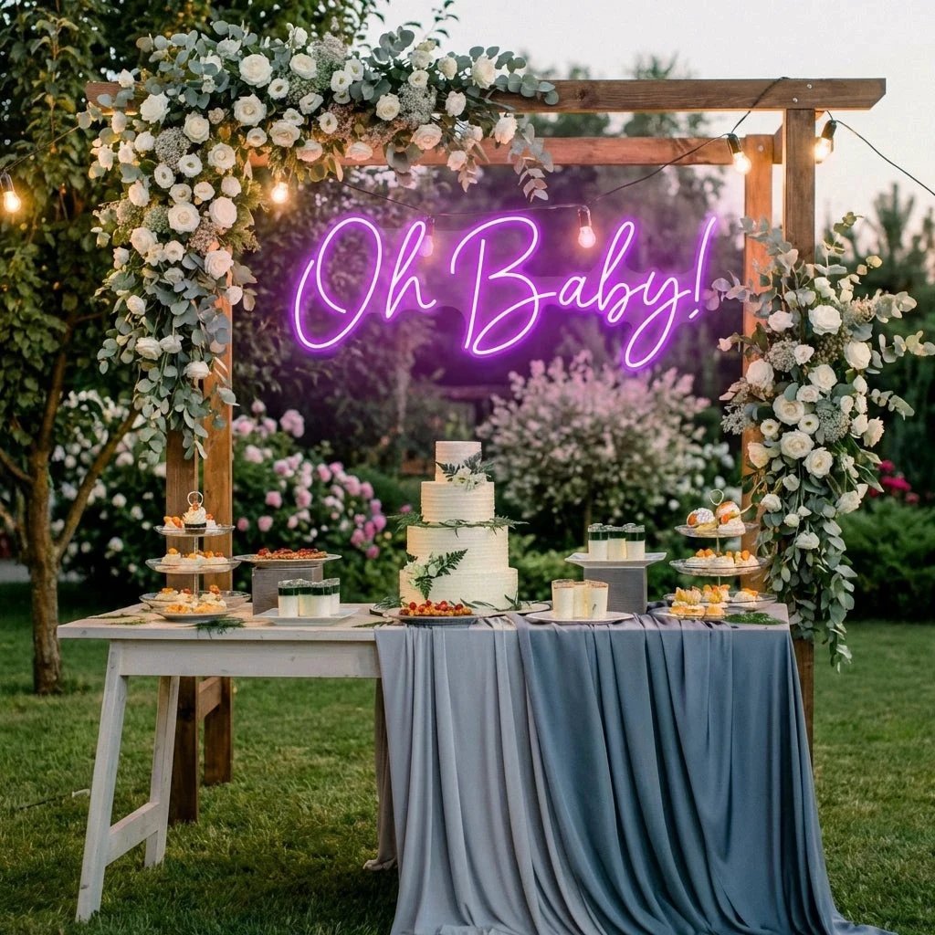 Oh Baby Led Neon Sign Light