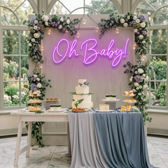 Oh Baby Led Neon Sign Light