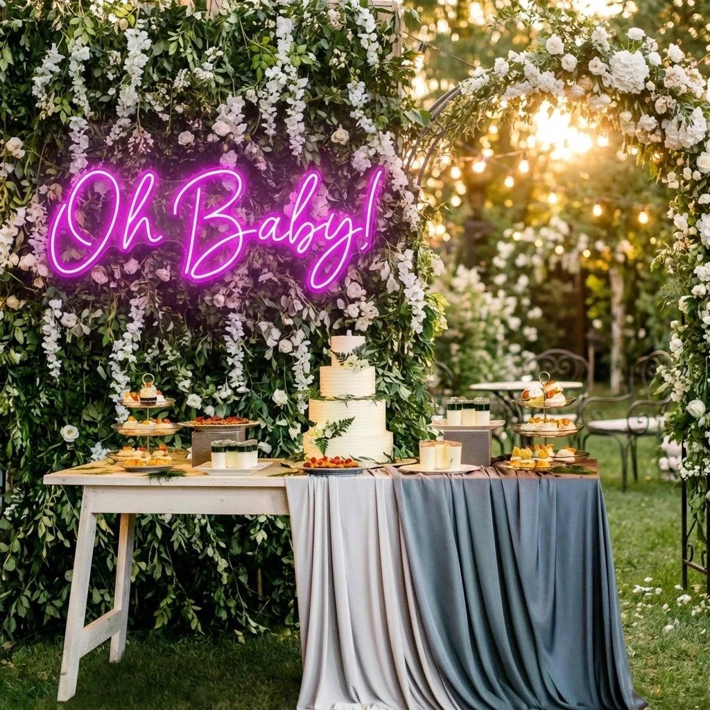 Oh Baby Led Neon Sign Light
