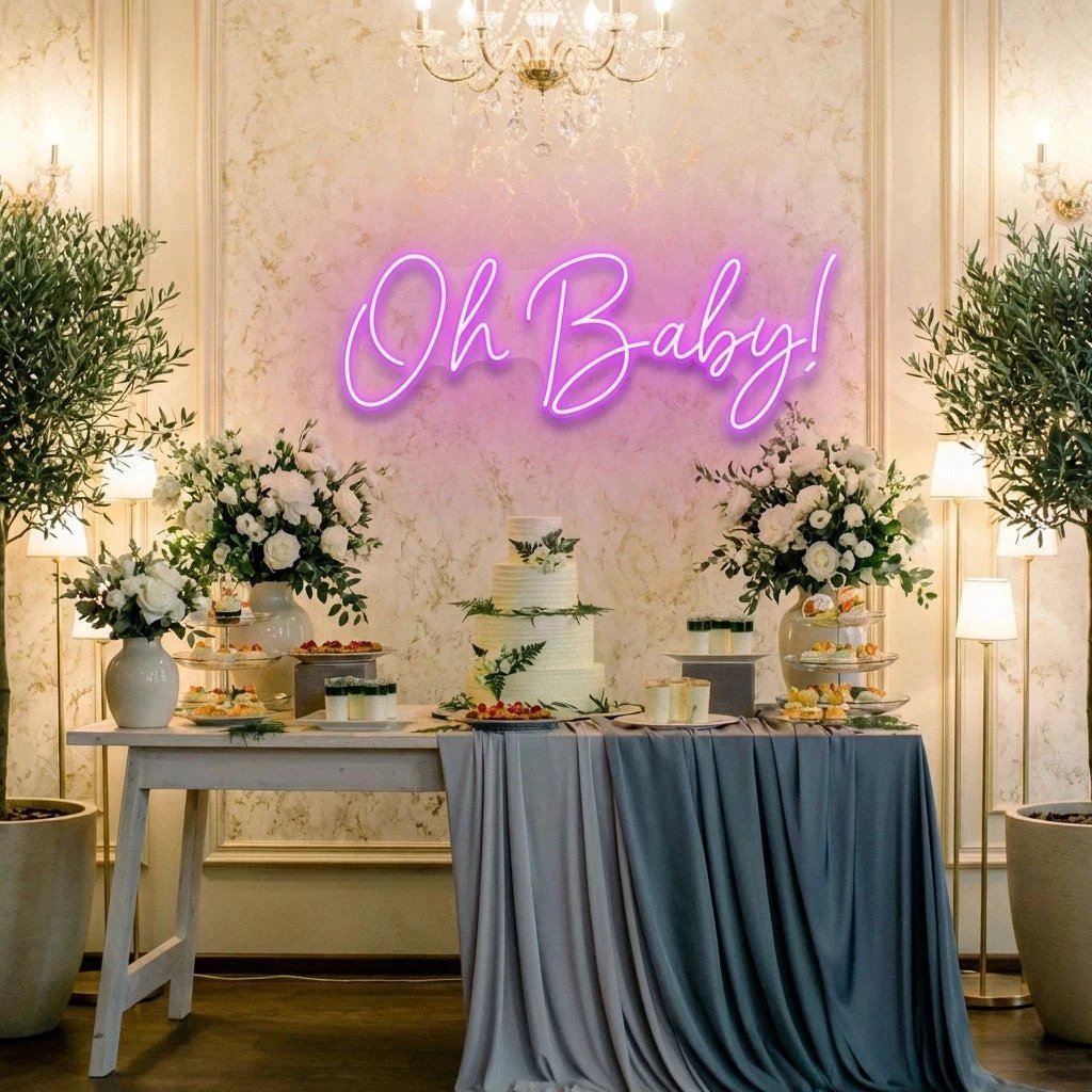 Oh Baby Led Neon Sign Light