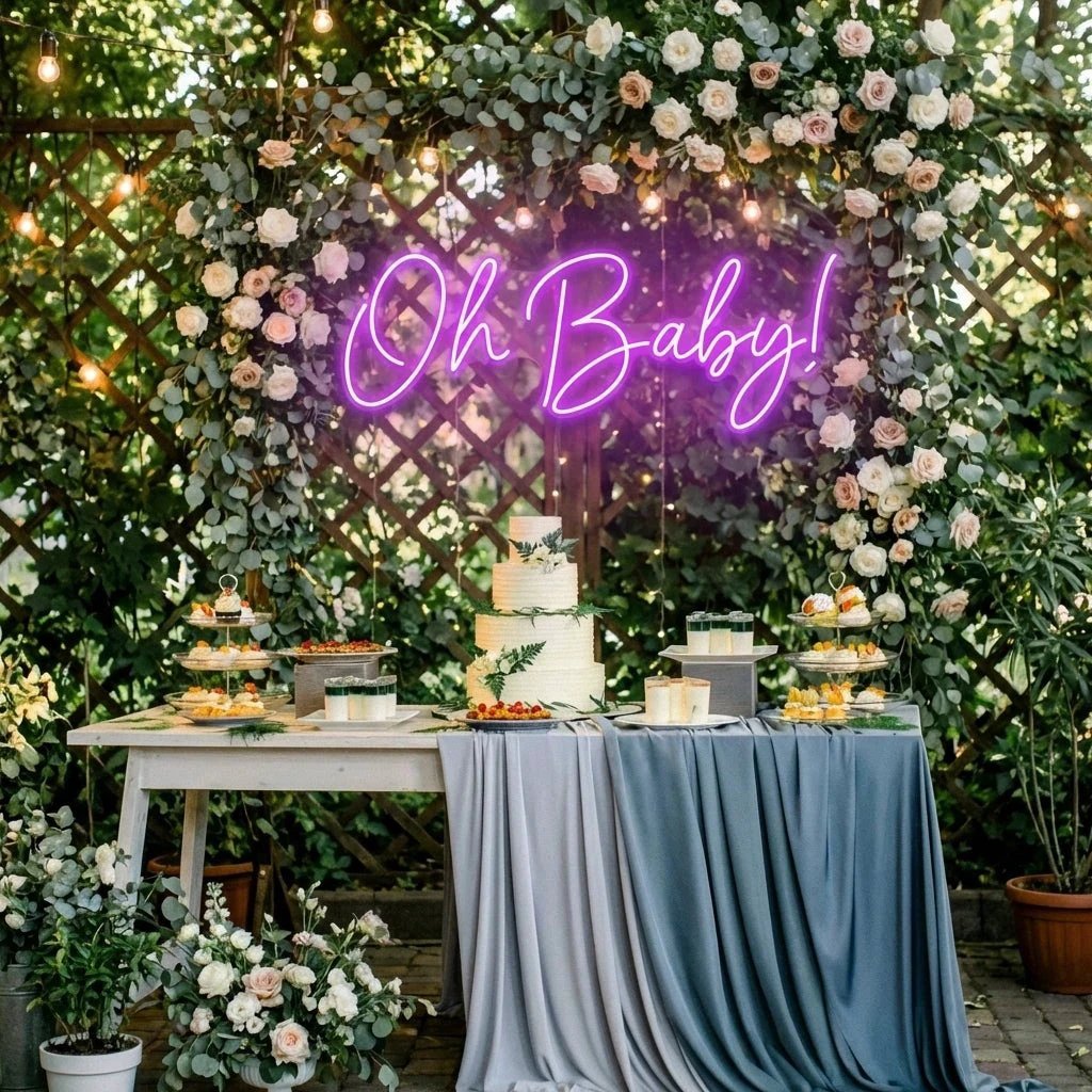 Oh Baby Led Neon Sign Light