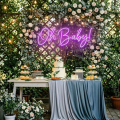 Oh Baby Led Neon Sign Light