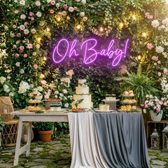 Oh Baby Led Neon Sign Light