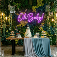 Oh Baby Led Neon Sign Light