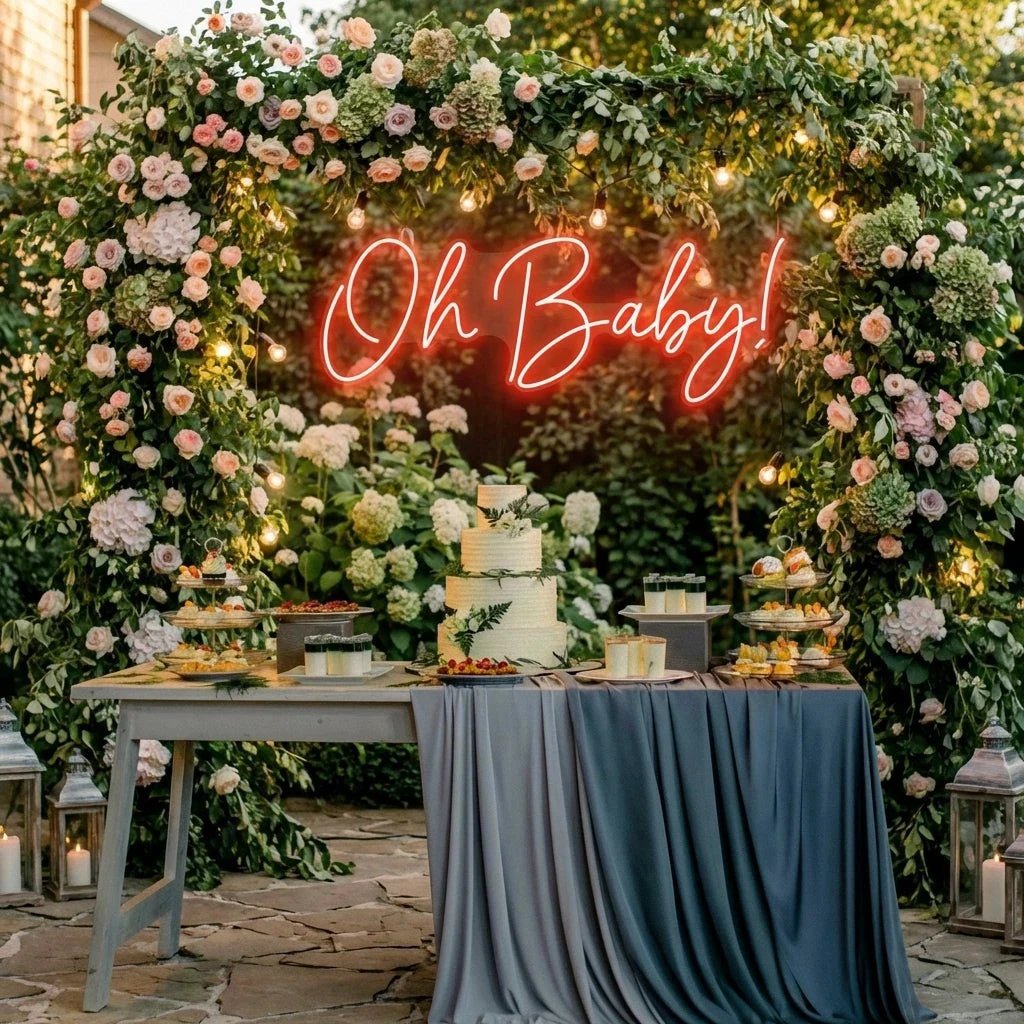 Oh Baby Led Neon Sign Light