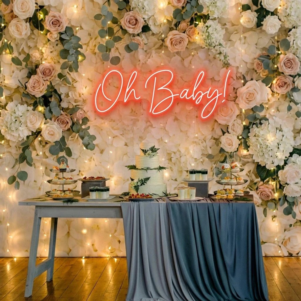 Oh Baby Led Neon Sign Light