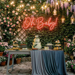 Oh Baby Led Neon Sign Light
