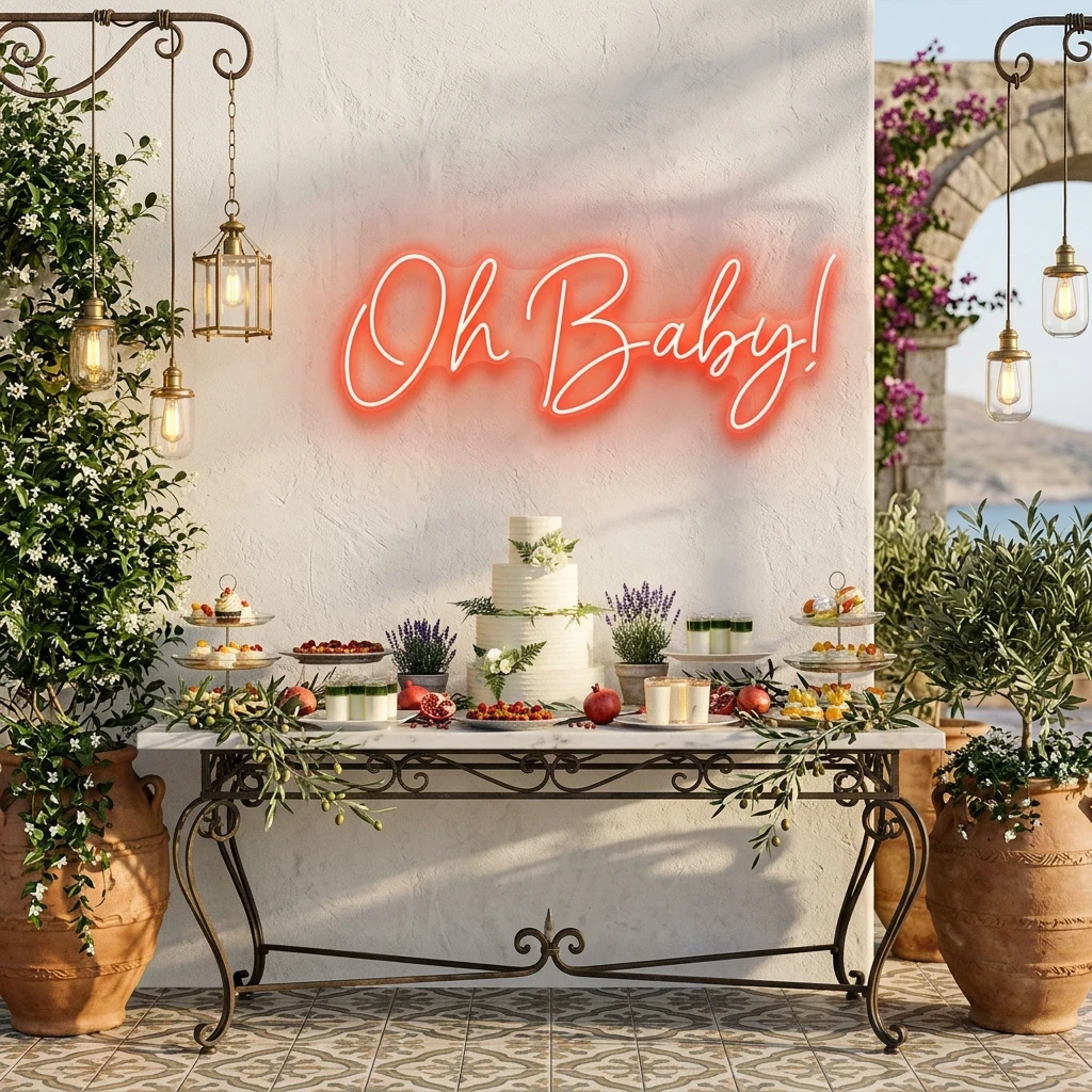 Oh Baby Led Neon Sign Light