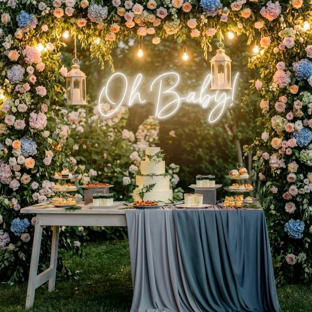Oh Baby Led Neon Sign Light