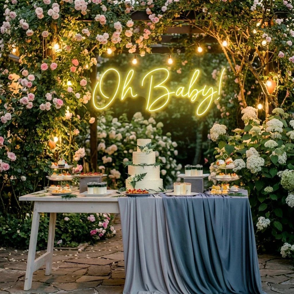 Oh Baby Led Neon Sign Light