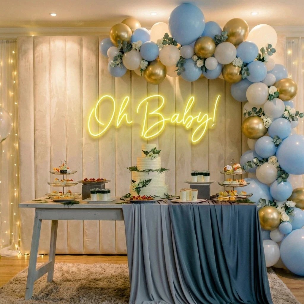 Oh Baby Led Neon Sign Light