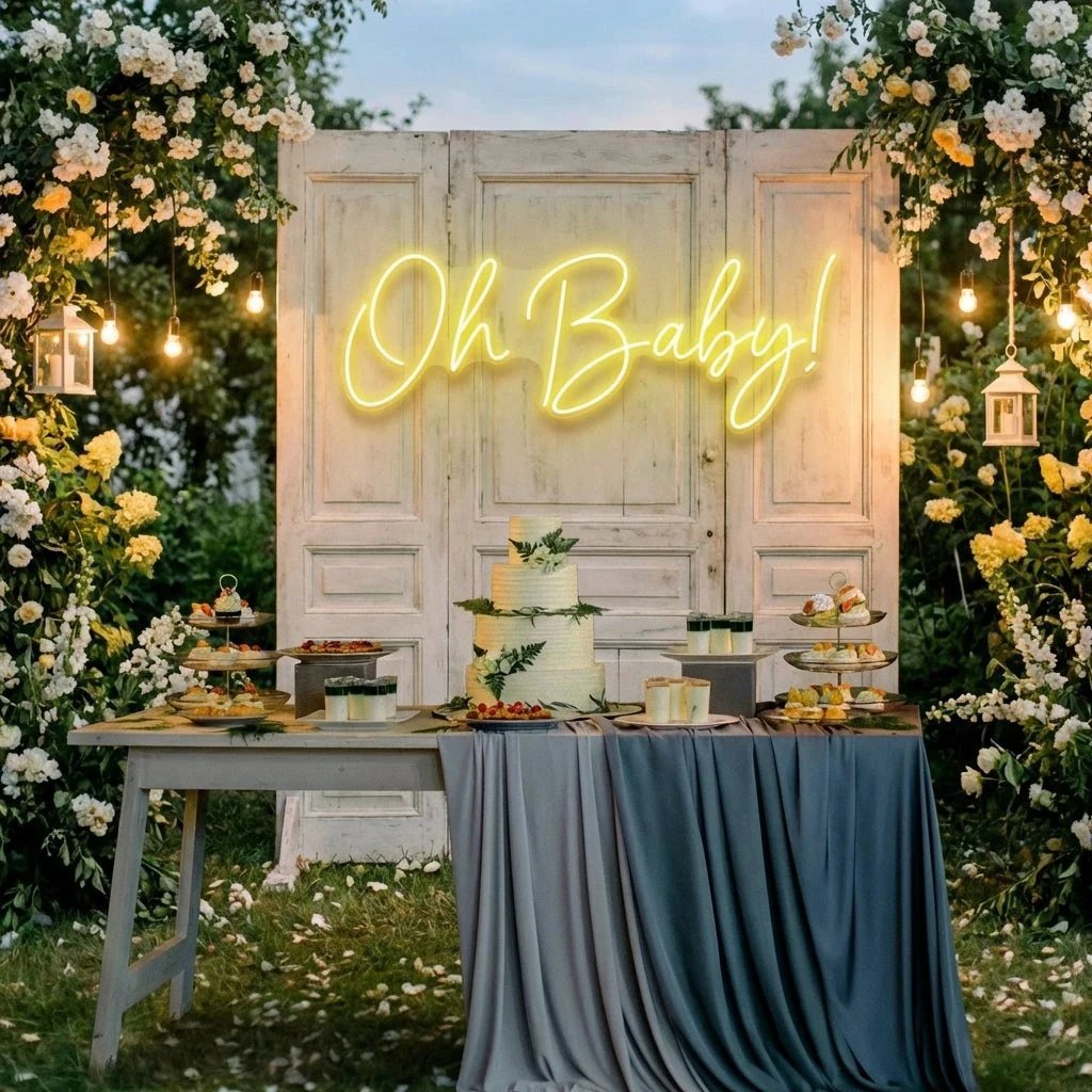 Oh Baby Led Neon Sign Light