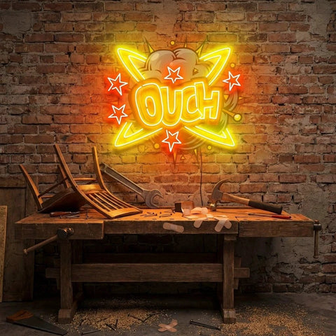 Ouch Artwork Led Neon Sign Light