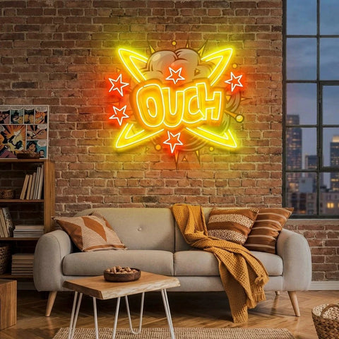 Ouch Artwork Led Neon Sign Light