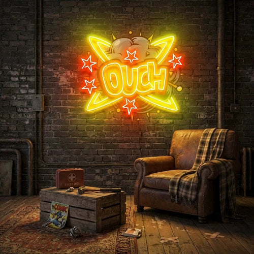 Ouch Artwork Led Neon Sign Light
