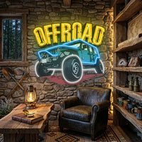 Offroad Adventure Car LED Neon Sign Light Pop Art