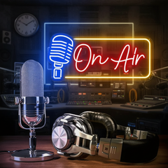 On Air Neon Sign Light Game Room Studio Neon Decor