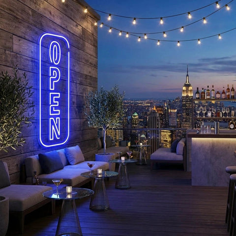 Open 5 Led Neon Sign Light