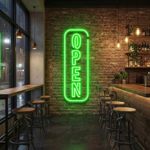 Open 5 Led Neon Sign Light