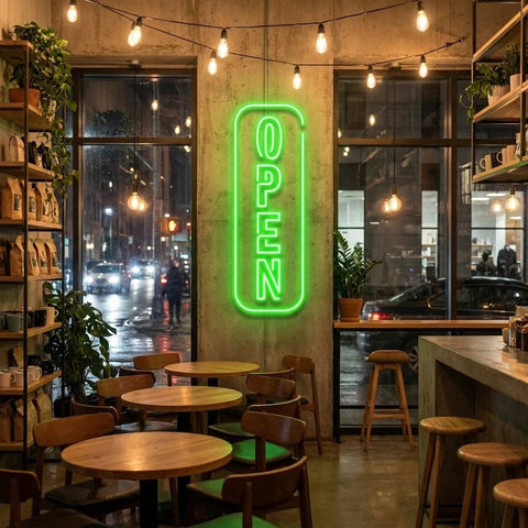 Open 5 Led Neon Sign Light