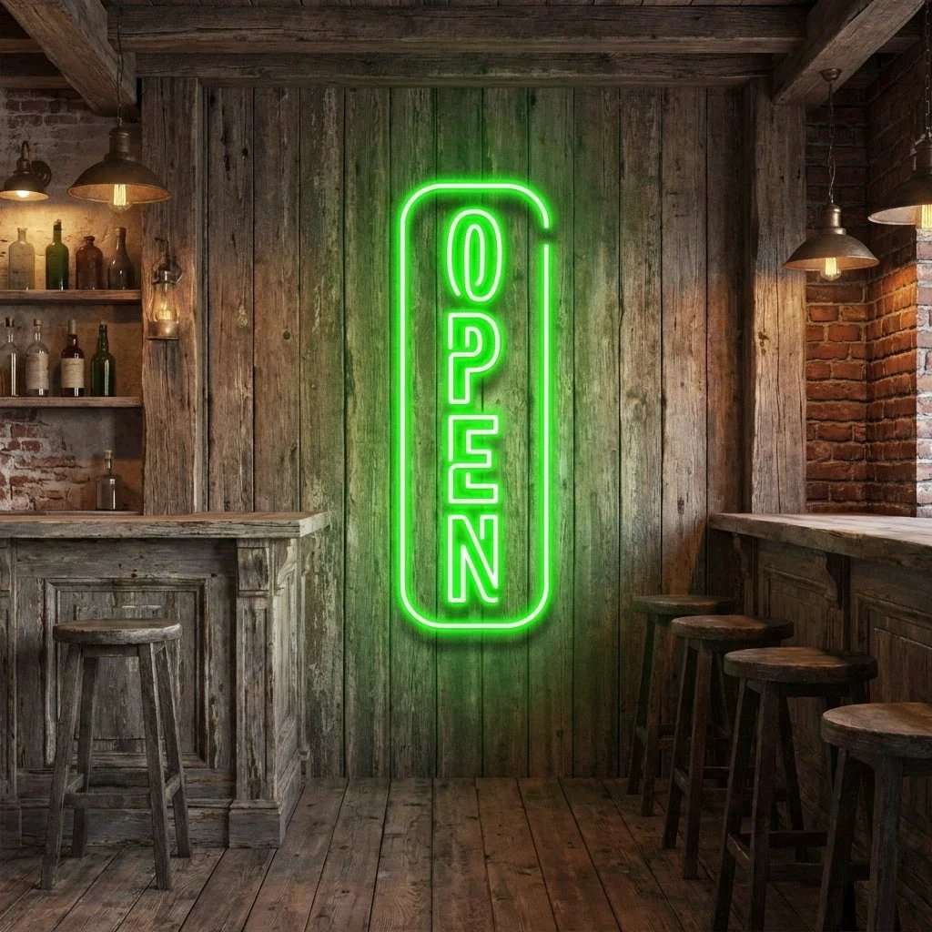 Open 5 Led Neon Sign Light