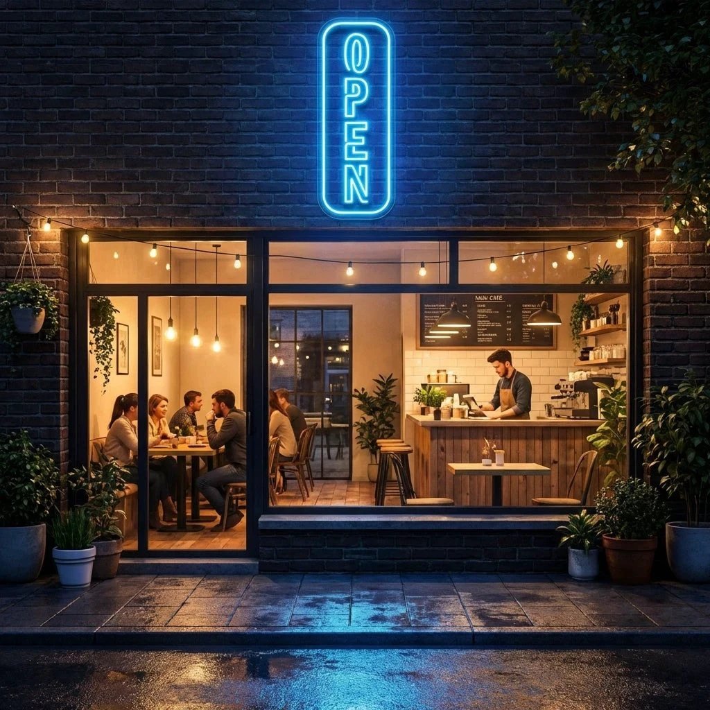 Open 5 Led Neon Sign Light