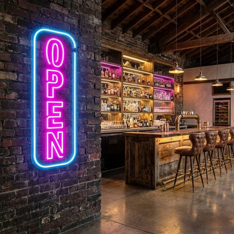 Open 5 Led Neon Sign Light