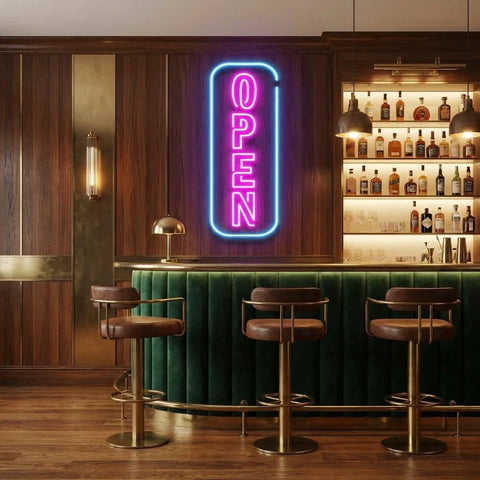 Open 5 Led Neon Sign Light