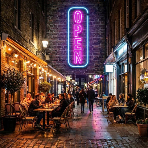 Open 5 Led Neon Sign Light