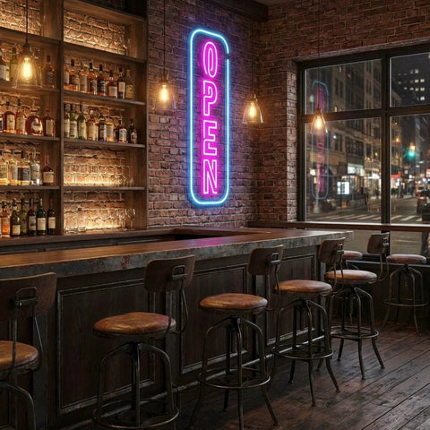 Open 5 Led Neon Sign Light