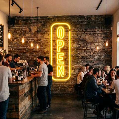 Open 5 Led Neon Sign Light
