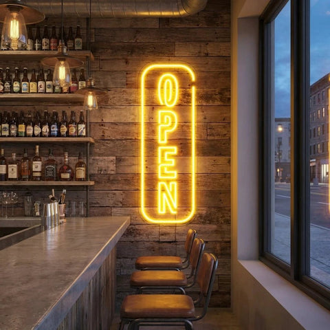 Open 5 Led Neon Sign Light