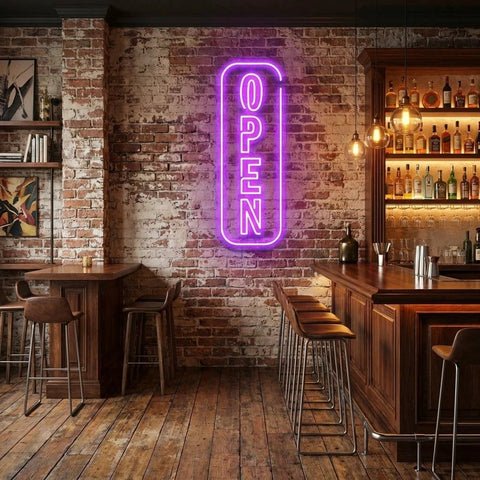 Open 5 Led Neon Sign Light