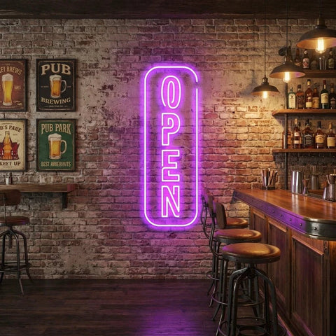 Open 5 Led Neon Sign Light