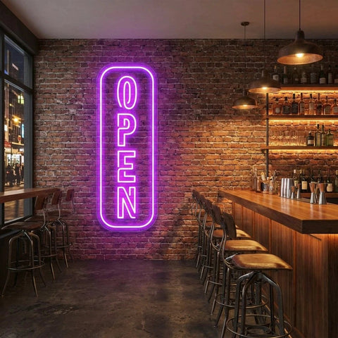Open 5 Led Neon Sign Light
