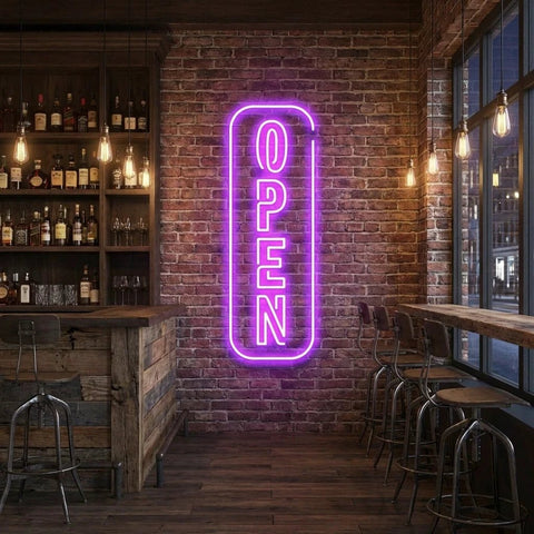 Open 5 Led Neon Sign Light
