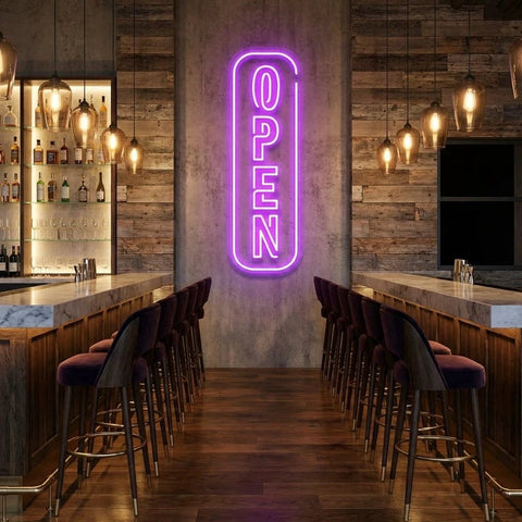 Open 5 Led Neon Sign Light
