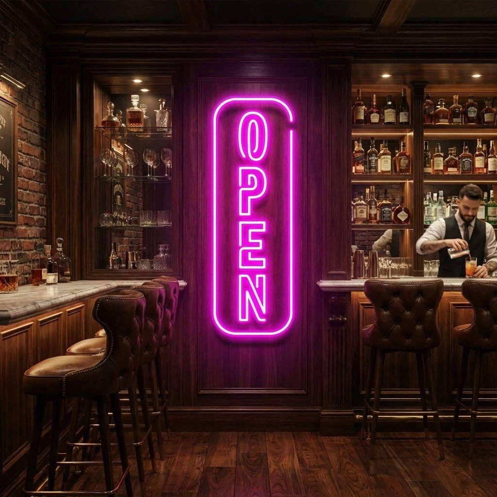Open 5 Led Neon Sign Light