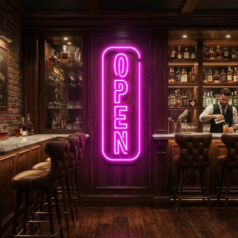 Open 5 Led Neon Sign Light