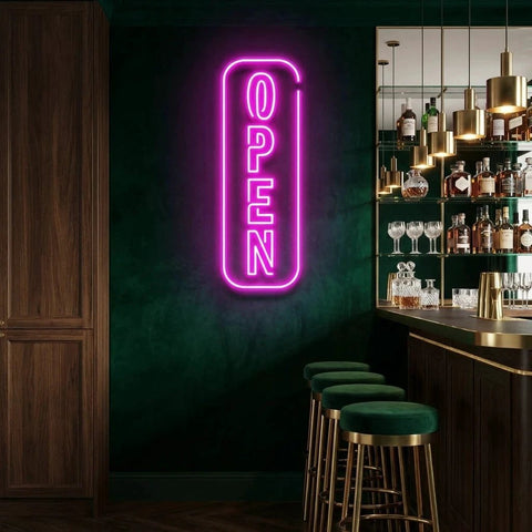 Open 5 Led Neon Sign Light