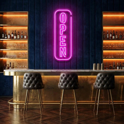 Open 5 Led Neon Sign Light