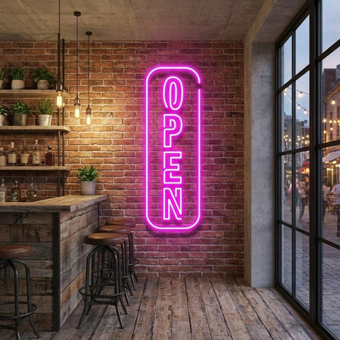 Open 5 Led Neon Sign Light