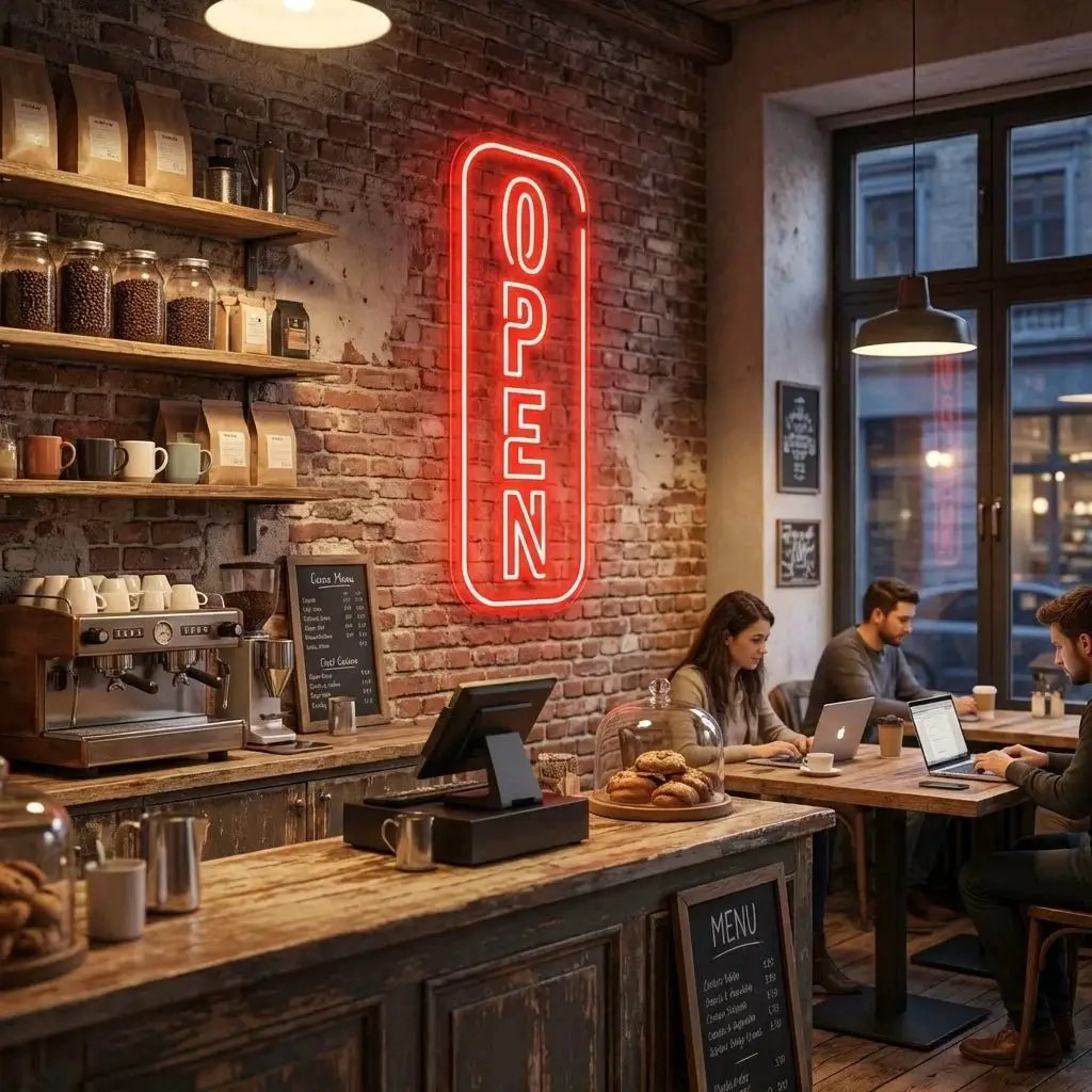 Open 5 Led Neon Sign Light