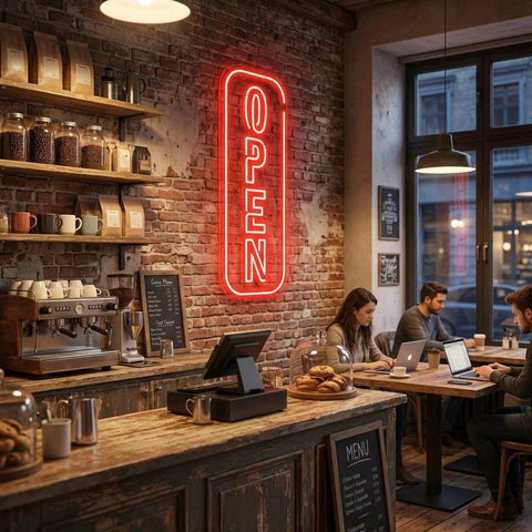 Open 5 Led Neon Sign Light