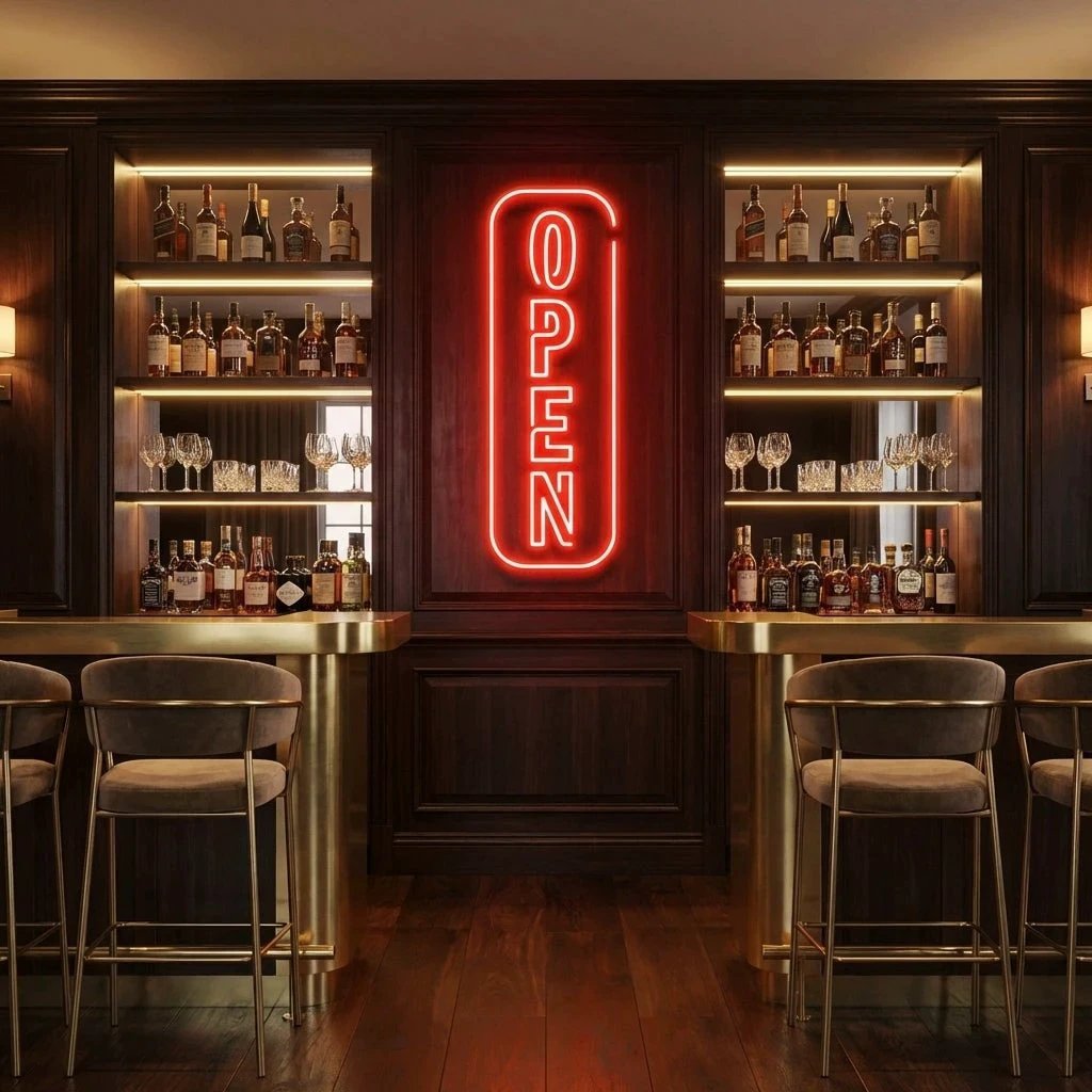 Open 5 Led Neon Sign Light