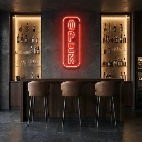 Open 5 Led Neon Sign Light
