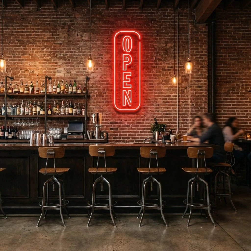 Open 5 Led Neon Sign Light